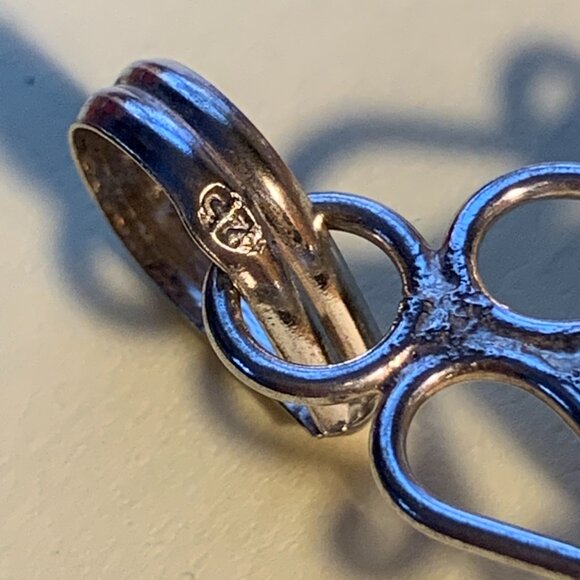 New Listing: Labradorite & Silver Neck Pendant - Picture 9 of 9